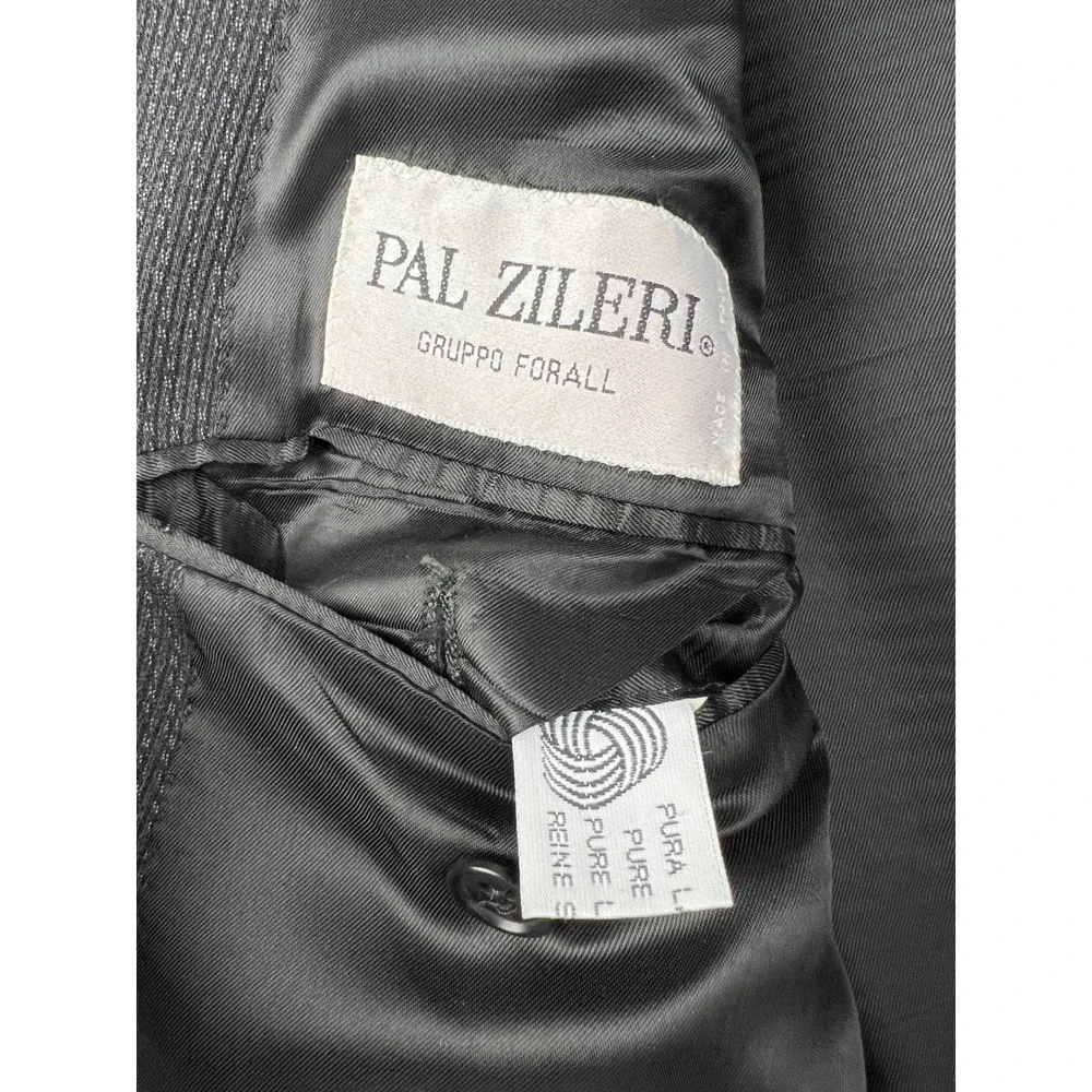 Pal Zileri Mario Zegna Wool Sport Coat Mens 46 Grey Blazer Italy 3 Button Luxury